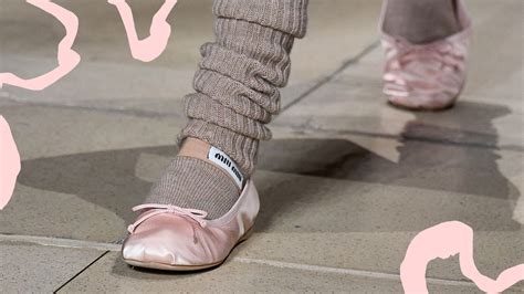 miu miu ballet heels|ballet pump flats.